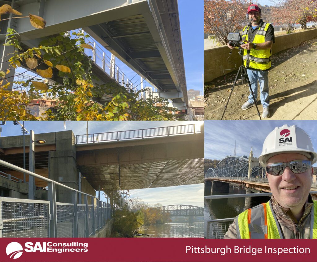 Engineer Inspecting Bridge Pittsburgh Bridge Inspection – SAI Consulting Engineers, Inc.